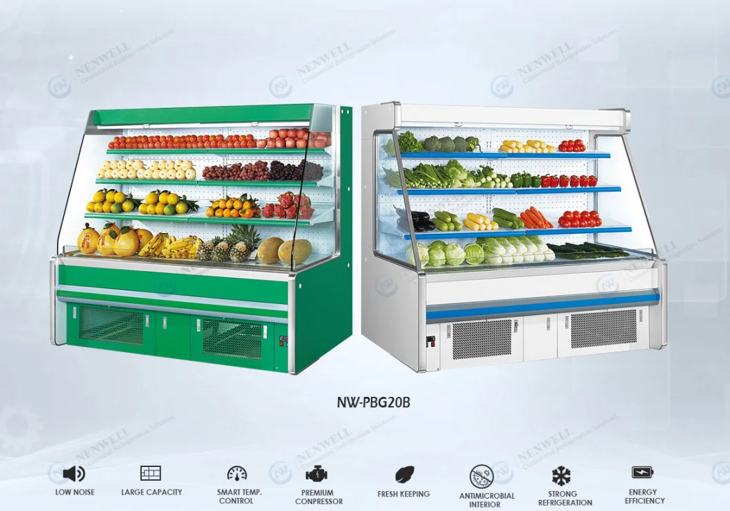 Table Top Bread Cake Fruit &amp; Vegetable Refrigerator Display Showcase (Countertop-Cooler-Fridge)